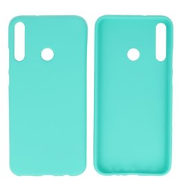 BAOHU BackCover Hoesje Color Telefoonhoesje Huawei P40 Lite E - Turquoise