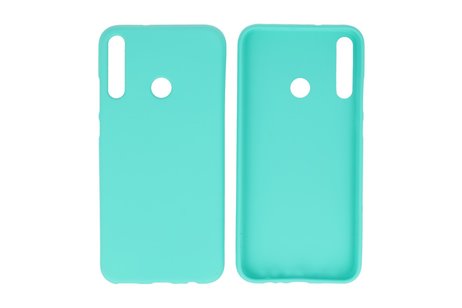 BackCover Hoesje Color Telefoonhoesje voor Huawei P40 Lite E - Turquoise