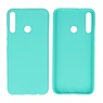 BAOHU BackCover Hoesje Color Telefoonhoesje Huawei P40 Lite E - Turquoise