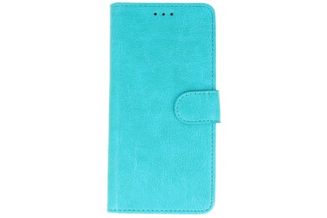 Samsung Galaxy A20s Hoesje Kaarthouder Book Case Telefoonhoesje Groen