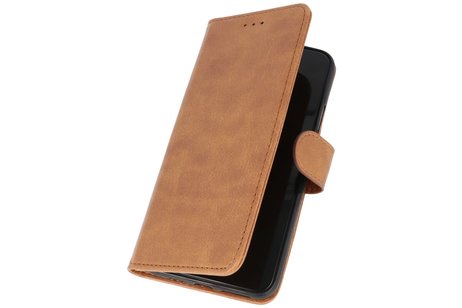 Samsung Galaxy A20s Hoesje Kaarthouder Book Case Telefoonhoesje Bruin