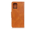 BAOHU Zakelijke Book Case Telefoonhoesje Geschikt voor de iPhone 12 Mini - Portemonnee Hoesje - Pasjeshouder Wallet Case - Bruin