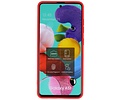 BAOHU Hoesje Geschikt voor de Samsung Galaxy A31 - Fashion Color Backcover Telefoonhoesje - Rood