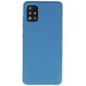 Samsung Galaxy A51 Hoesje Fashion Backcover Telefoonhoesje Navy