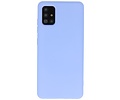 Samsung Galaxy A51 Hoesje Fashion Backcover Telefoonhoesje Paars