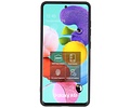 Samsung Galaxy A71 Hoesje Fashion Backcover Telefoonhoesje Zwart