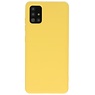BAOHU Samsung Galaxy A71 Hoesje Fashion Backcover Telefoonhoesje Geel