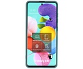 BAOHU Hoesje Geschikt voor de Samsung Galaxy A71 - Fashion Color Backcover Telefoonhoesje - Donker Groen