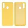BAOHU Samsung Galaxy A20s Hoesje Fashion Backcover Telefoonhoesje Geel