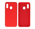 Hoesje Geschikt voor de Samsung Galaxy A20e - Fashion Color Backcover Telefoonhoesje - Rood