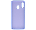 BAOHU Hoesje Geschikt voor de Samsung Galaxy A20e - Fashion Color Backcover Telefoonhoesje - Paars