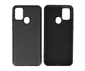 BAOHU Hoesje Geschikt voor de Samsung Galaxy M31  - Fashion Color Backcover Telefoonhoesje - Zwart