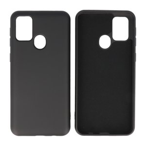 BAOHU Hoesje Geschikt voor de Samsung Galaxy M31  - Fashion Color Backcover Telefoonhoesje - Zwart