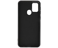 BAOHU Hoesje Geschikt voor de Samsung Galaxy M31  - Fashion Color Backcover Telefoonhoesje - Zwart