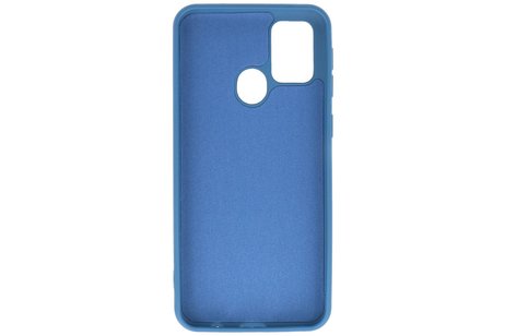 Hoesje Geschikt voor de Samsung Galaxy M31  - Fashion Color Backcover Telefoonhoesje - Navy