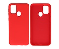 BAOHU Hoesje Geschikt voor de Samsung Galaxy M31  - Fashion Color Backcover Telefoonhoesje - Rood