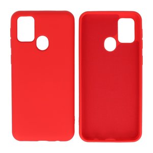 BAOHU Hoesje Geschikt voor de Samsung Galaxy M31  - Fashion Color Backcover Telefoonhoesje - Rood