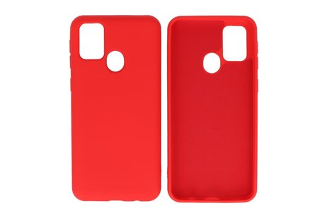 Samsung Galaxy M31 Hoesje Fashion Backcover Telefoonhoesje Rood