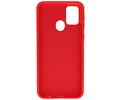 BAOHU Hoesje Geschikt voor de Samsung Galaxy M31  - Fashion Color Backcover Telefoonhoesje - Rood
