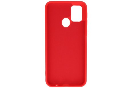BAOHU Hoesje Geschikt voor de Samsung Galaxy M31  - Fashion Color Backcover Telefoonhoesje - Rood