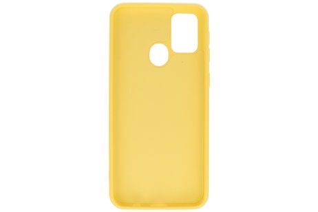 Hoesje Geschikt voor de Samsung Galaxy M31  - Fashion Color Backcover Telefoonhoesje - Geel