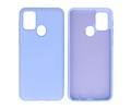 BAOHU Hoesje Geschikt voor de Samsung Galaxy M31  - Fashion Color Backcover Telefoonhoesje - Paars