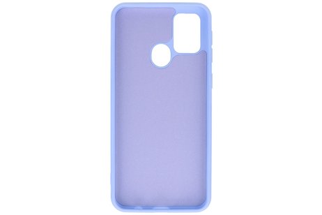 BAOHU Hoesje Geschikt voor de Samsung Galaxy M31  - Fashion Color Backcover Telefoonhoesje - Paars