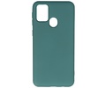 Hoesje Geschikt voor de Samsung Galaxy M31  - Fashion Color Backcover Telefoonhoesje - Donker Groen