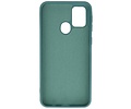 BAOHU Hoesje Geschikt voor de Samsung Galaxy M31  - Fashion Color Backcover Telefoonhoesje - Donker Groen