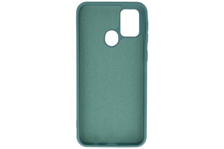 Hoesje Geschikt voor de Samsung Galaxy M31  - Fashion Color Backcover Telefoonhoesje - Donker Groen