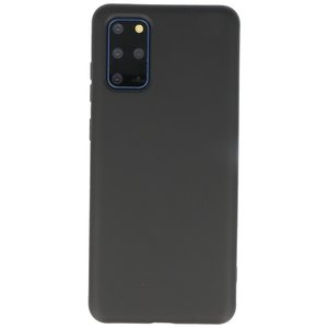BAOHU Hoesje Geschikt voor de Samsung Galaxy S20 Plus - Fashion Color Backcover Telefoonhoesje - Zwart