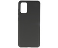 Hoesje Geschikt voor de Samsung Galaxy S20 Plus - Fashion Color Backcover Telefoonhoesje - Zwart
