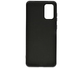 BAOHU Hoesje Geschikt voor de Samsung Galaxy S20 Plus - Fashion Color Backcover Telefoonhoesje - Zwart
