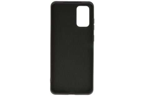 BAOHU Hoesje Geschikt voor de Samsung Galaxy S20 Plus - Fashion Color Backcover Telefoonhoesje - Zwart
