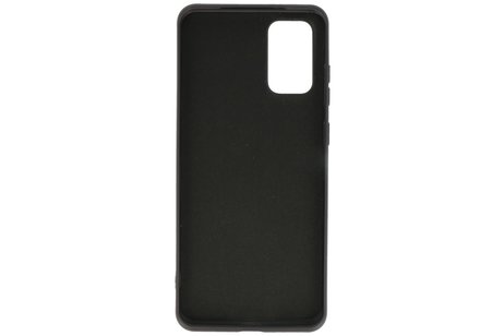 Hoesje Geschikt voor de Samsung Galaxy S20 Plus - Fashion Color Backcover Telefoonhoesje - Zwart