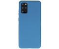 Hoesje Geschikt voor de Samsung Galaxy S20 Plus - Fashion Color Backcover Telefoonhoesje - Navy