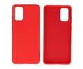 BAOHU Hoesje Geschikt voor de Samsung Galaxy S20 Plus - Fashion Color Backcover Telefoonhoesje - Rood