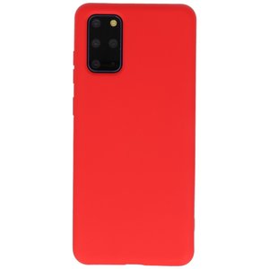 Hoesje Geschikt voor de Samsung Galaxy S20 Plus - Fashion Color Backcover Telefoonhoesje - Rood