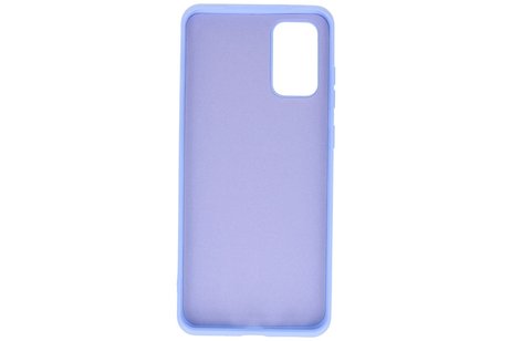 Hoesje Geschikt voor de Samsung Galaxy S20 Plus - Fashion Color Backcover Telefoonhoesje - Paars