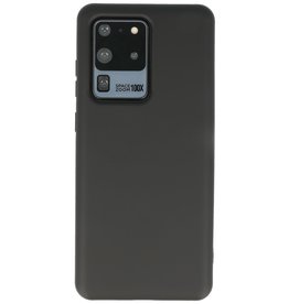 BAOHU Samsung Galaxy S20 Ultra Hoesje Fashion Backcover Telefoonhoesje Zwart