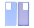 Hoesje Geschikt voor de Samsung Galaxy S20 Ultra - Fashion Color Backcover Telefoonhoesje - Paars