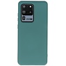 BAOHU Samsung Galaxy S20 Ultra Hoesje Fashion Backcover Telefoonhoesje Donker Groen