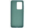 Hoesje Geschikt voor de Samsung Galaxy S20 Ultra - Fashion Color Backcover Telefoonhoesje - Donker Groen