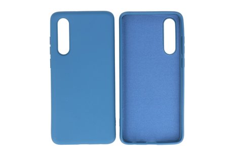 Huawei P30 Hoesje Fashion Backcover Telefoonhoesje Navy