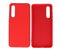 BAOHU Hoesje Geschikt voor de Huawei P30 - Fashion Color Backcover Telefoonhoesje - Rood