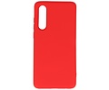 BAOHU Hoesje Geschikt voor de Huawei P30 - Fashion Color Backcover Telefoonhoesje - Rood