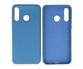BAOHU Hoesje Geschikt voor de Huawei P30 Lite - Fashion Color Backcover Telefoonhoesje - Navy