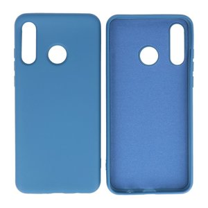 BAOHU Hoesje Geschikt voor de Huawei P30 Lite - Fashion Color Backcover Telefoonhoesje - Navy