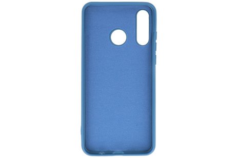 BAOHU Hoesje Geschikt voor de Huawei P30 Lite - Fashion Color Backcover Telefoonhoesje - Navy