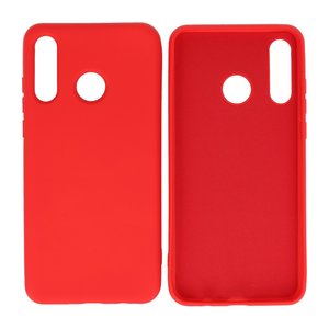 BAOHU Hoesje Geschikt voor de Huawei P30 Lite - Fashion Color Backcover Telefoonhoesje - Rood